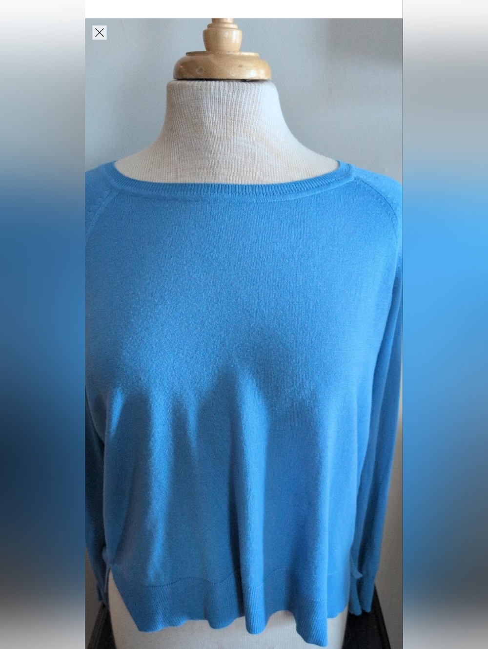 Zara Royal Blue Crewneck Sweater